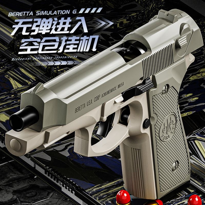 beretta-m92f-blowback-pistol-with-shell-ejecting-1 Beretta M92F Blowback Pistol with Shell Ejecting